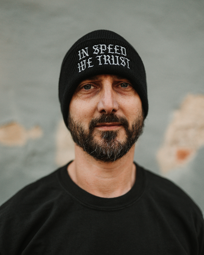 In Speed We Trust - Cuffed Beanie