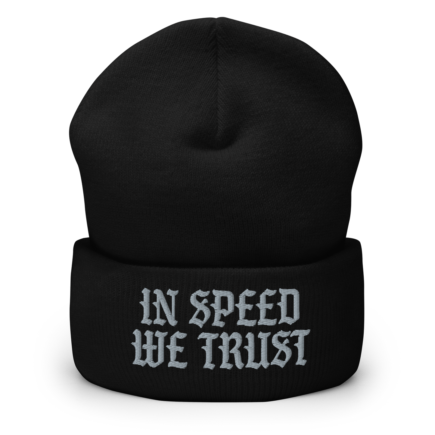 In Speed We Trust - Cuffed Beanie