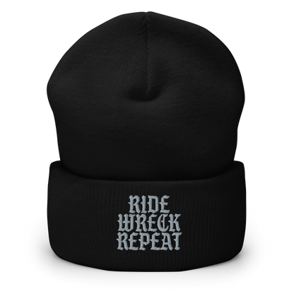 Ride Wreck Repeat - Cuffed Beanie