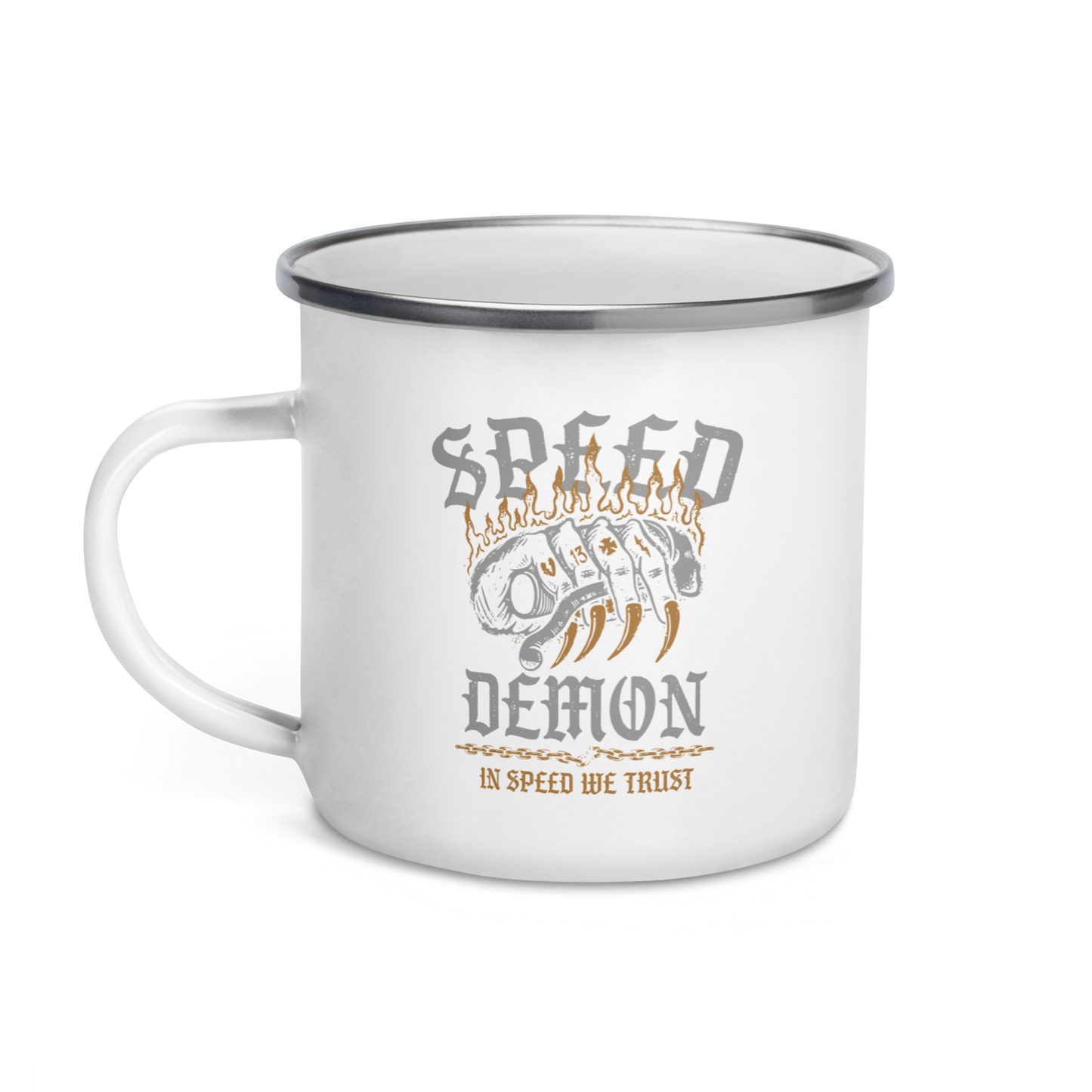 Speed Demon - Enamel Mug