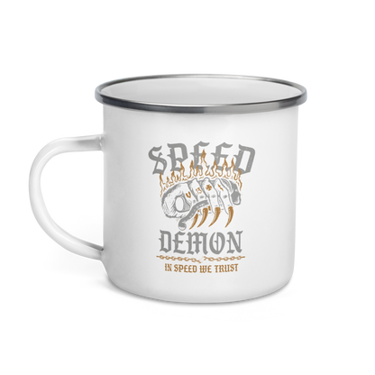 Speed Demon - Enamel Mug