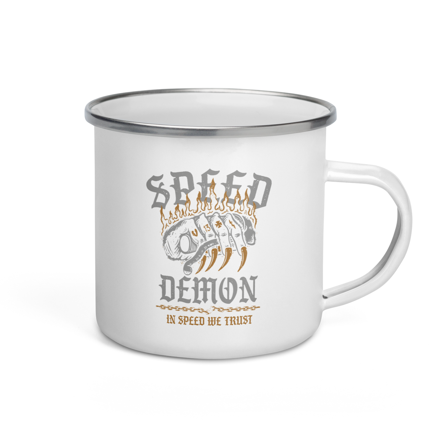 Speed Demon - Enamel Mug