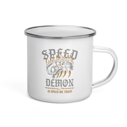 Speed Demon - Enamel Mug