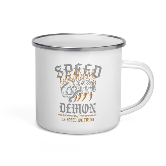 Speed Demon - Enamel Mug