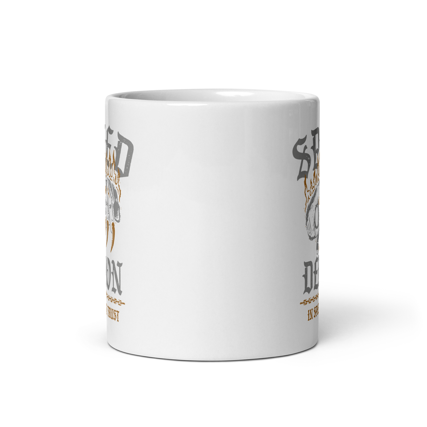 Speed Demon - White glossy mug