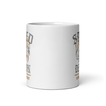 Speed Demon - White glossy mug