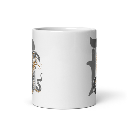 Killer Cobra - White glossy mug