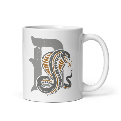 Killer Cobra - White glossy mug